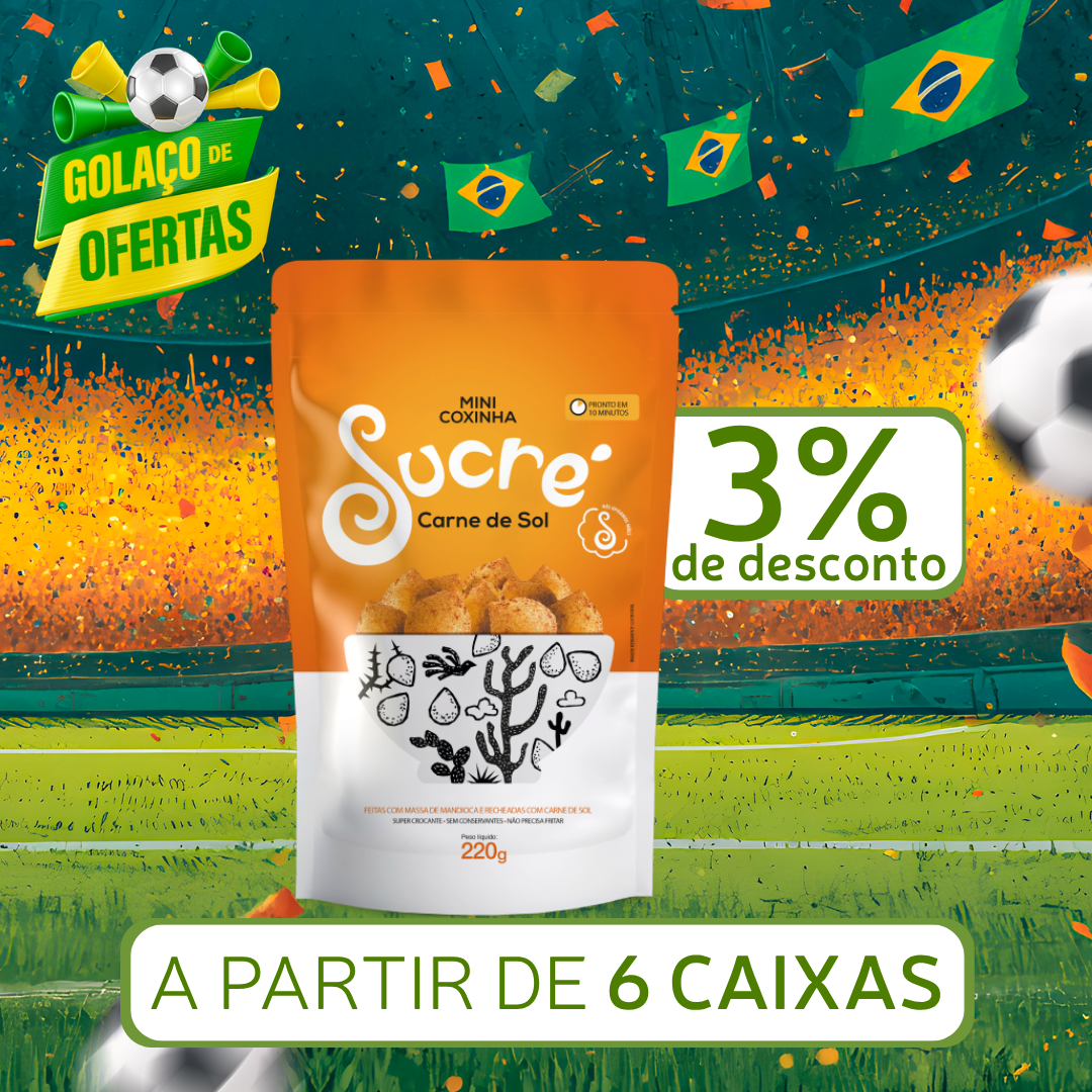 Coxinha Carne de Sol 220g - Sucr&eacute;